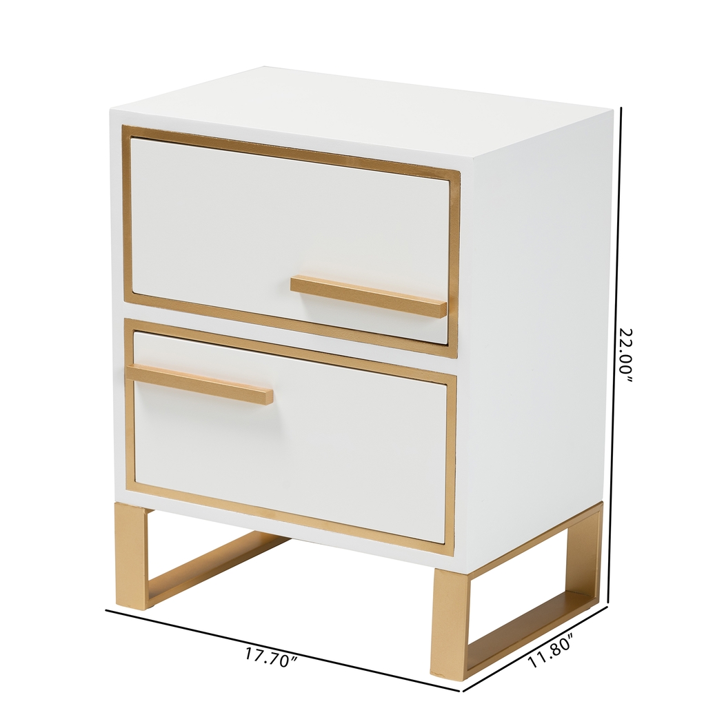 Coveyrise White Nightstand - Thumbnail - Image 10