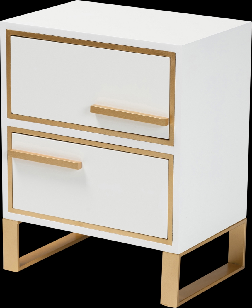 Coveyrise White Nightstand - Thumbnail - Image 1