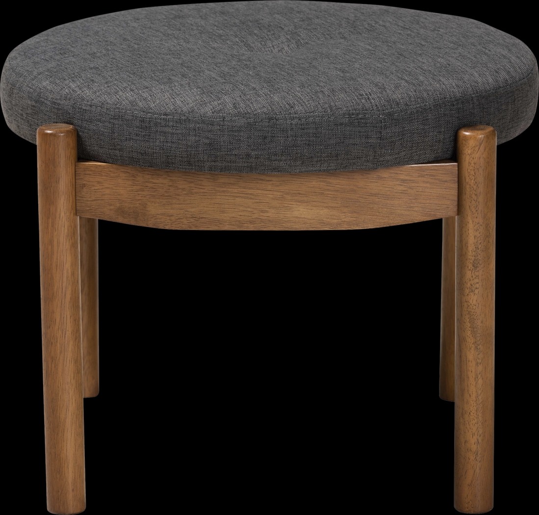 Coweeset Dark Gray Ottoman - Thumbnail - Image 4