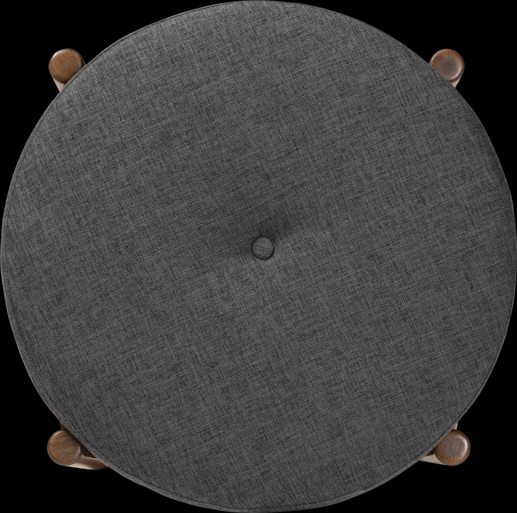 Coweeset Dark Gray Ottoman - Thumbnail - Image 5
