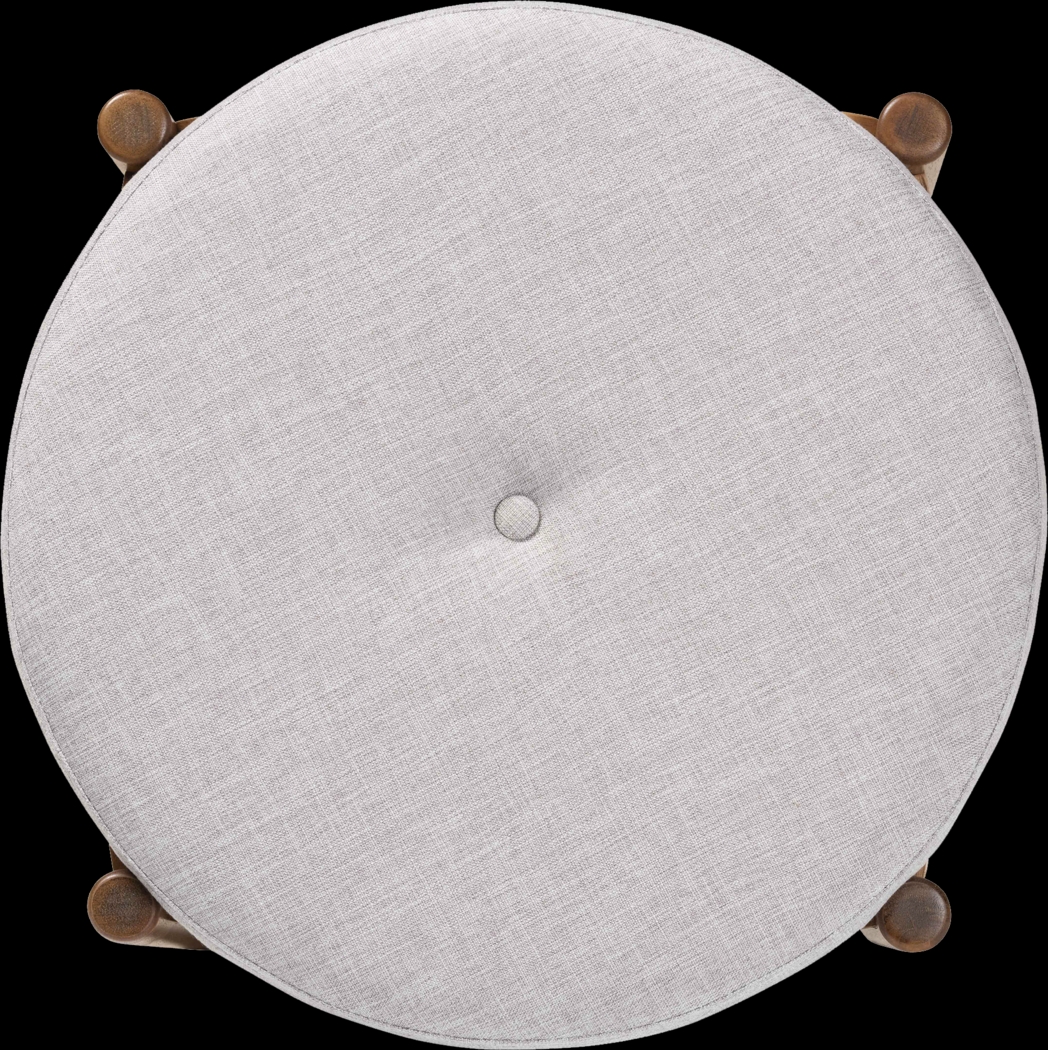 Coweeset Light Gray Ottoman - Thumbnail - Image 5