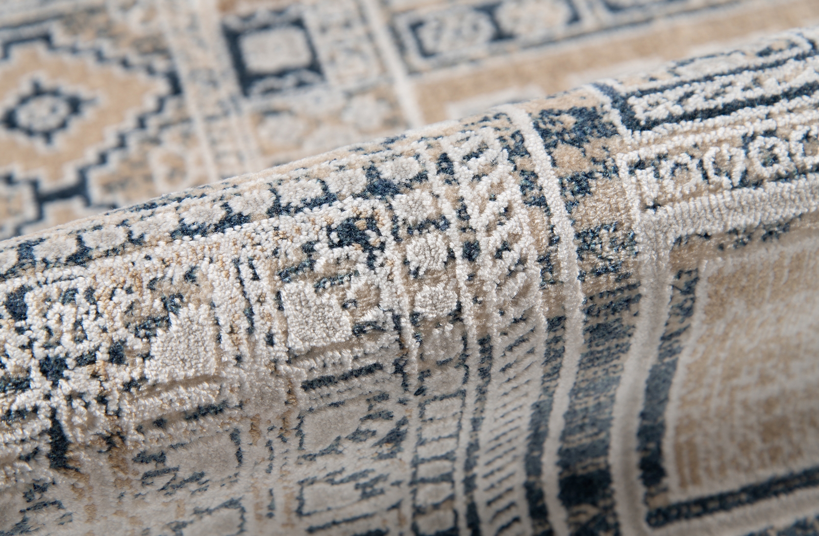 Cowle Navy 10'3 x 14' Rug - Thumbnail - Image 3