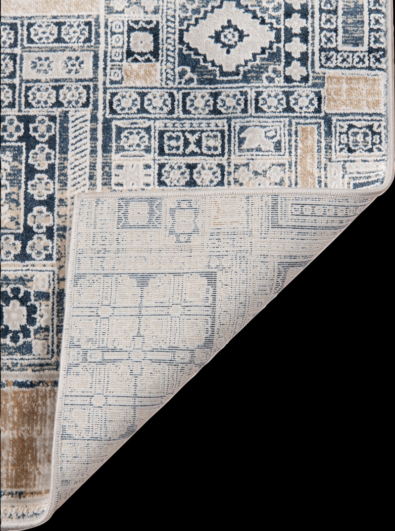 Cowle Navy 10'3 x 14' Rug - Thumbnail - Image 4