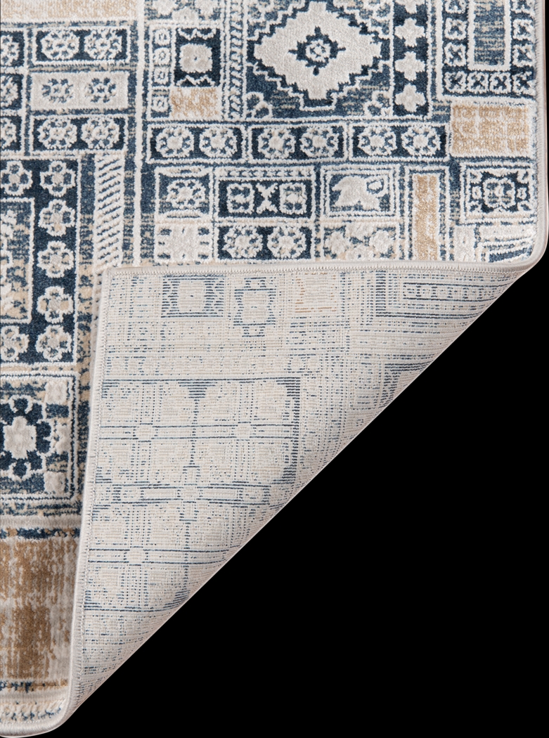 Cowle Navy 5'3 x 7'6 Rug - Thumbnail - Image 3