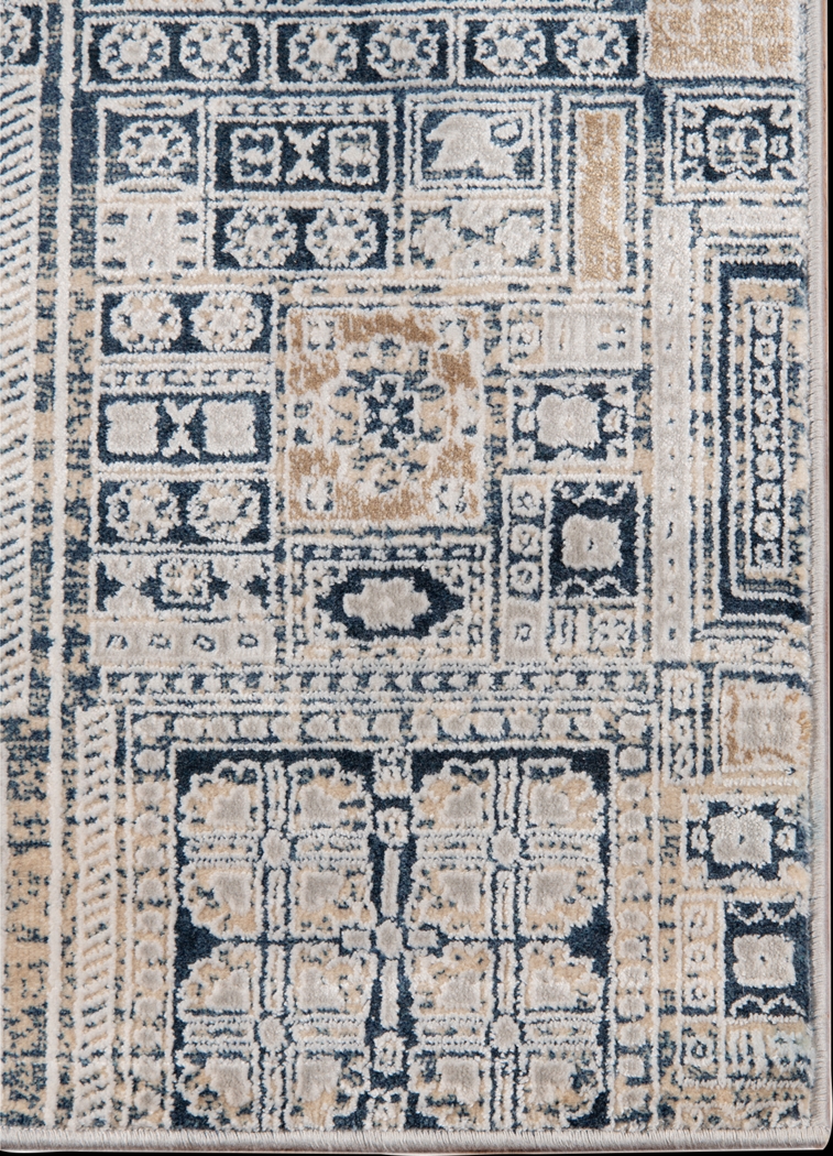 Cowle Navy 5'3 x 7'6 Rug - Thumbnail - Image 4