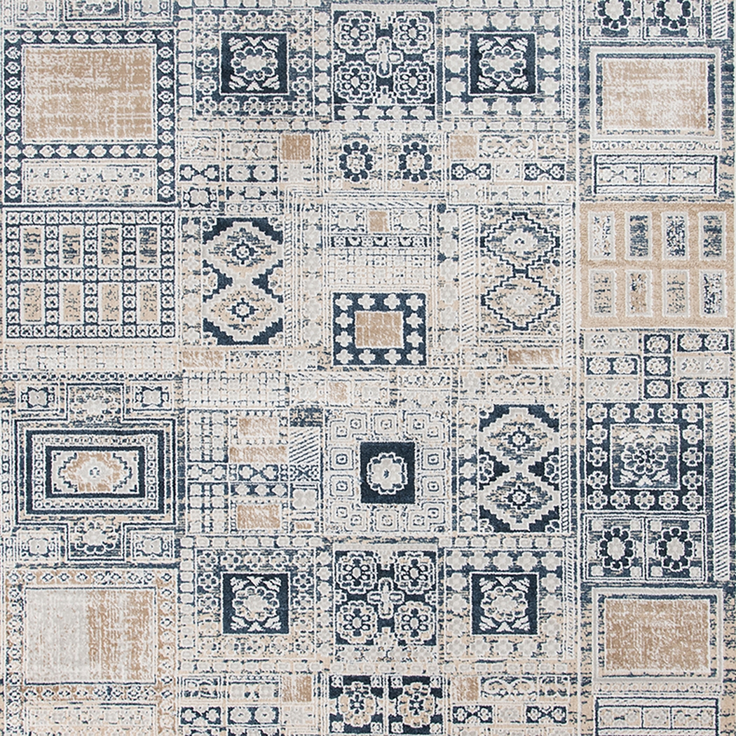 Cowle Navy 8'6 x 11'6 Rug - Thumbnail - Image 6