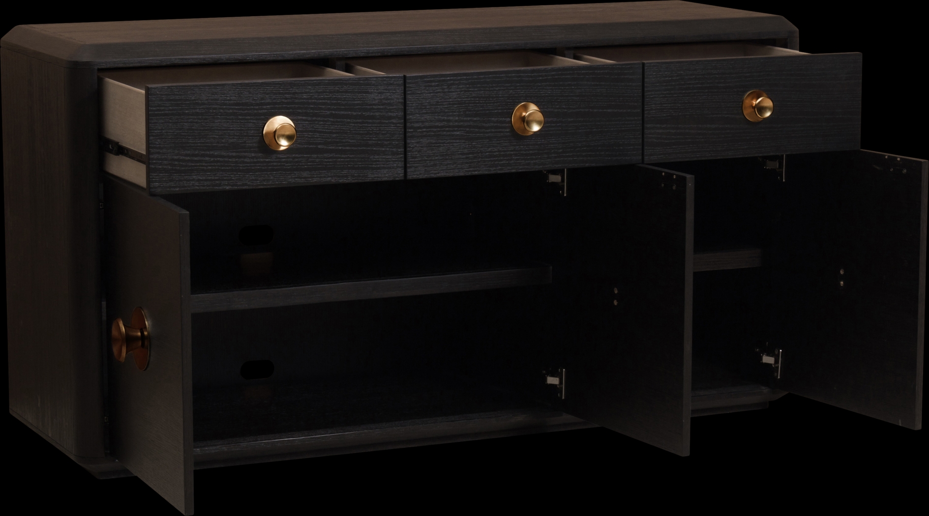 Cowper Black 64 in. Console - Thumbnail - Image 3