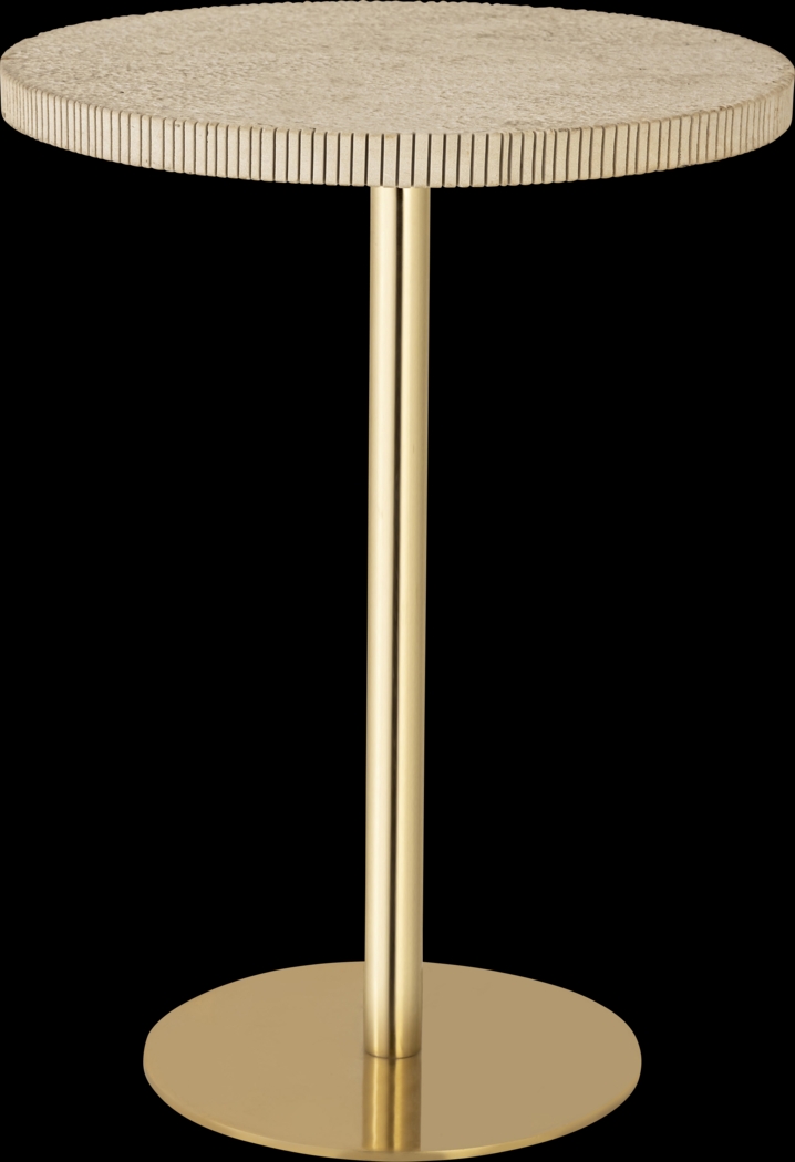 Cozine Gold Side Table - Thumbnail - Image 1