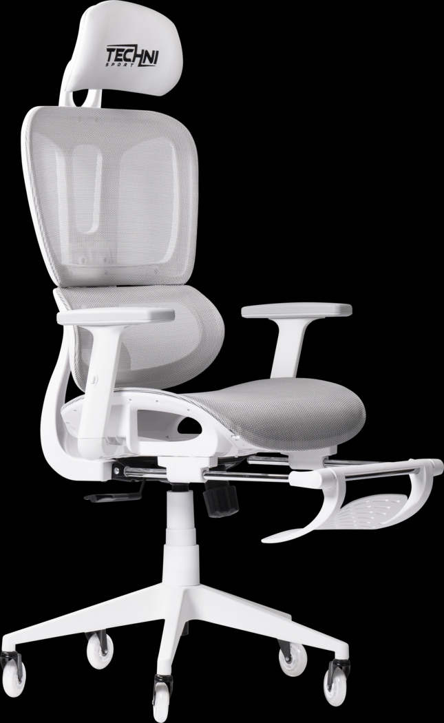 Cozrus Gray/White Gaming Chair - Thumbnail - Image 11