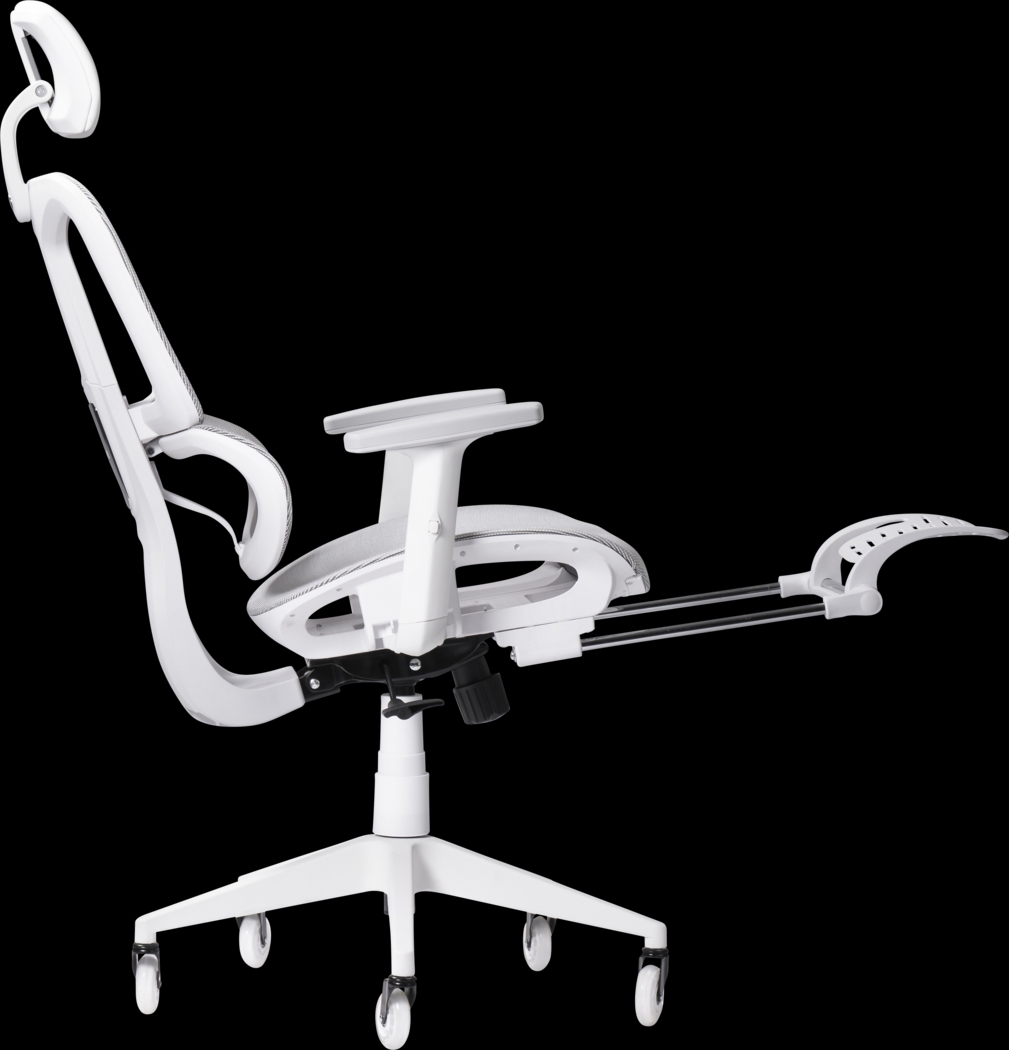 Cozrus Gray/White Gaming Chair - Thumbnail - Image 7