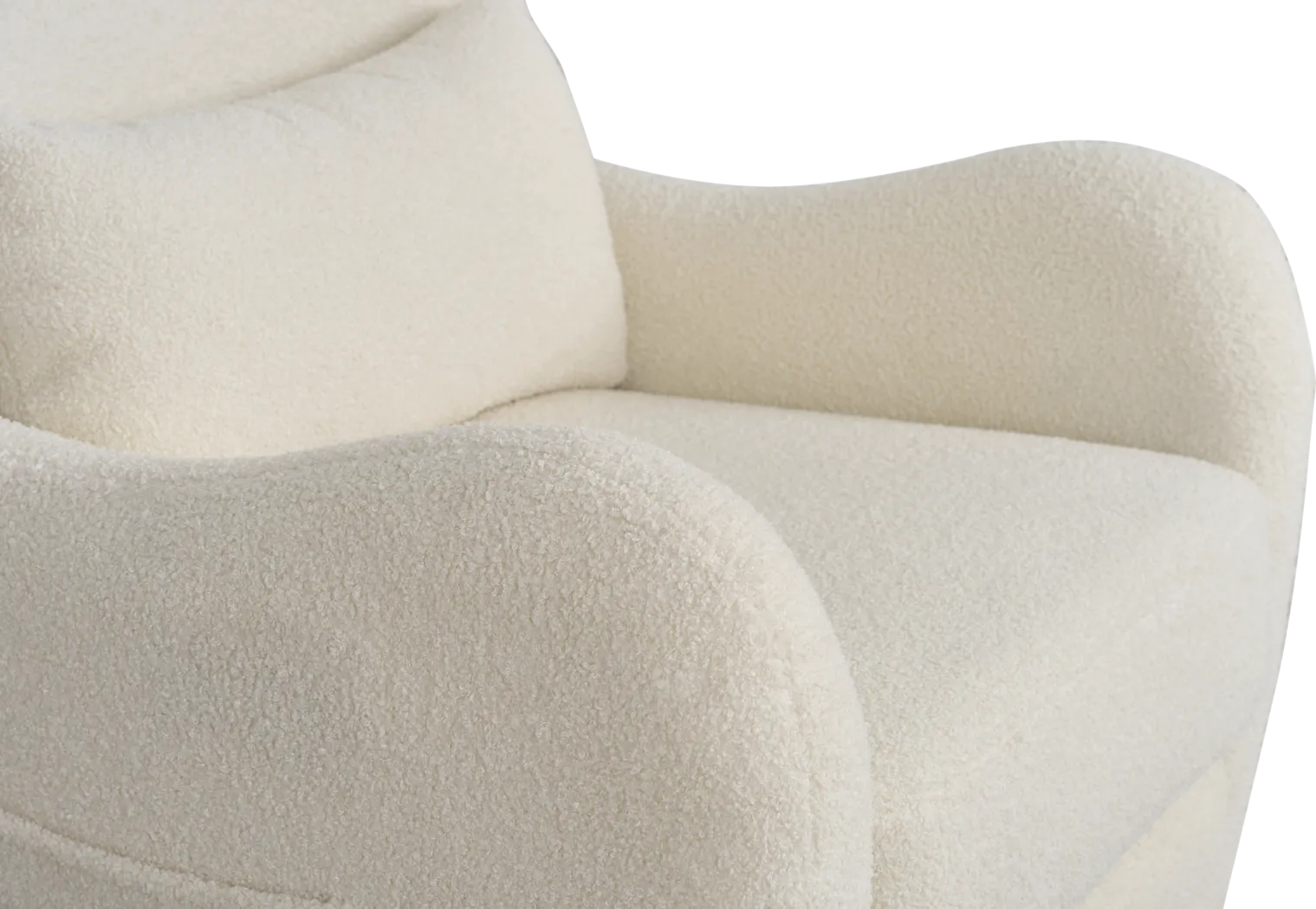 Cozy Bear Ivory Power Glider Recliner with Swivel - Thumbnail - Image 4