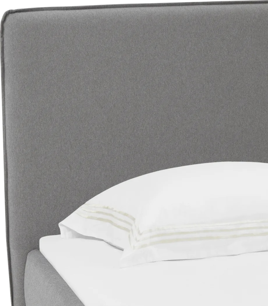 Craan Light Gray Queen Bed - Thumbnail - Image 4