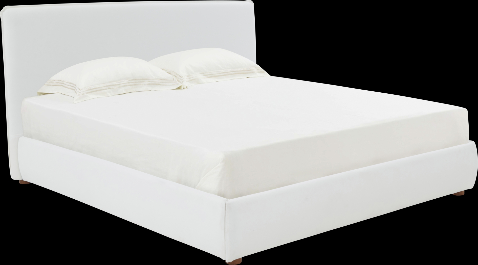 Craan White King Bed - Thumbnail - Image 1