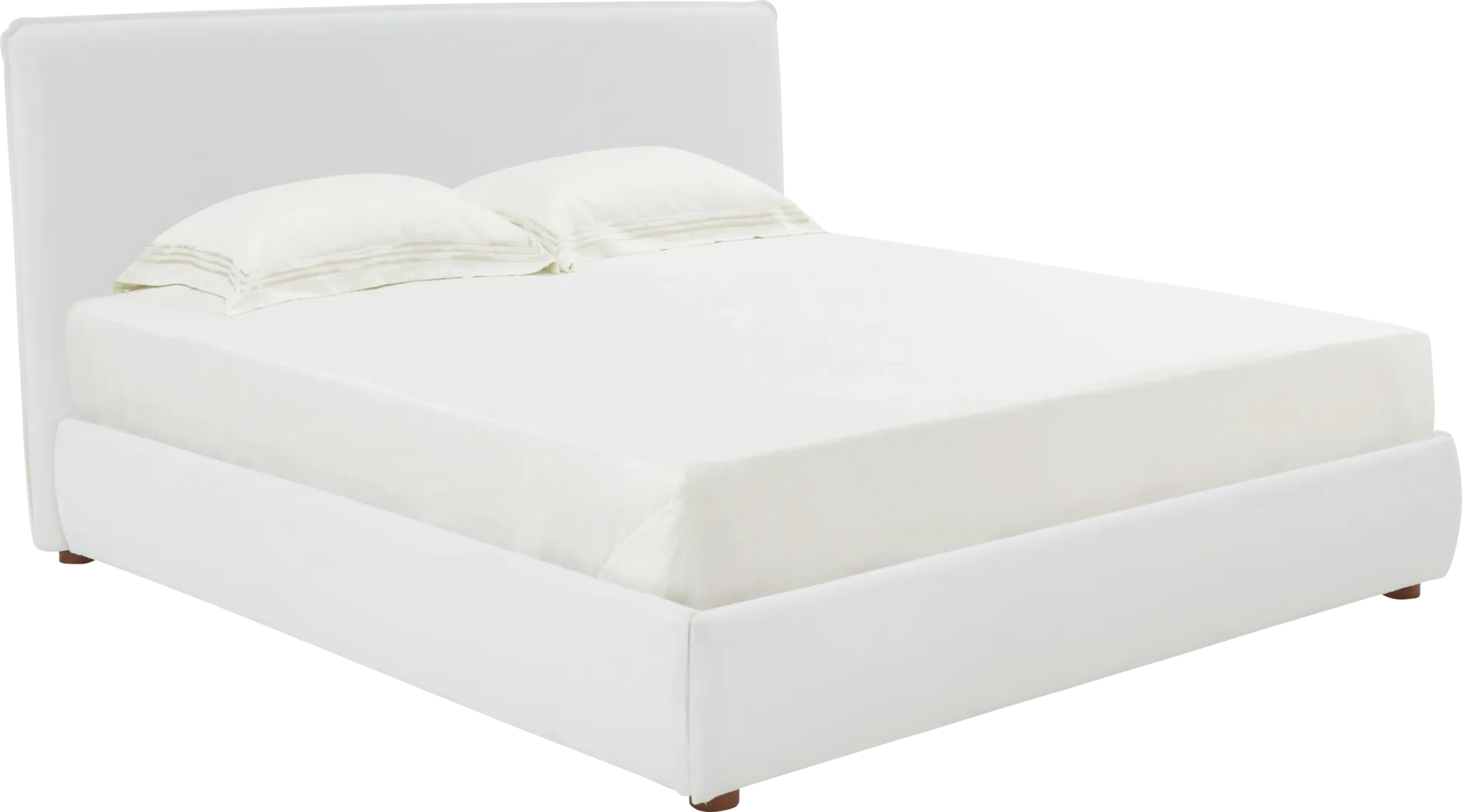 Craan White Queen Bed - Thumbnail - Image 1