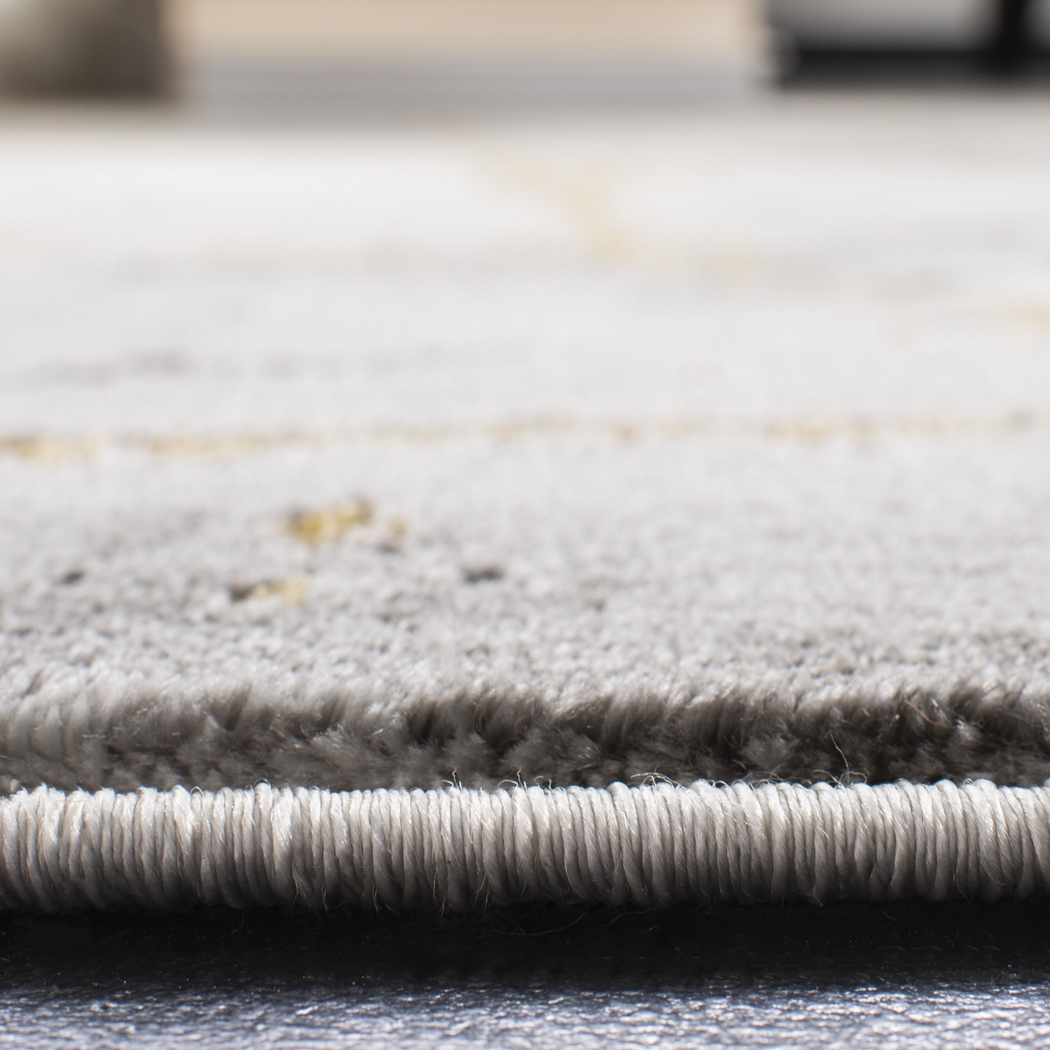 Cracked Marble Gray 8' Round Rug - Thumbnail - Image 3