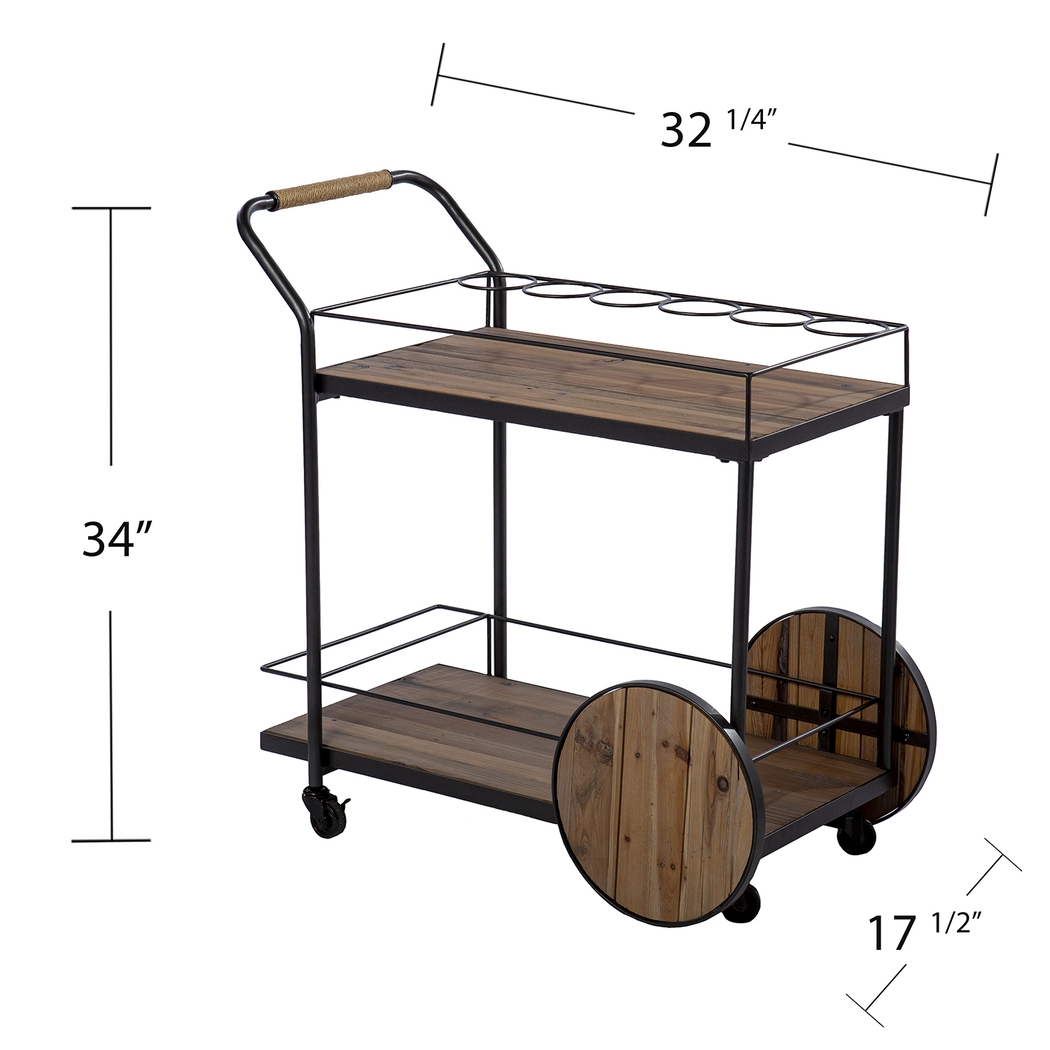 Craddock Natural Barcart - Thumbnail - Image 9