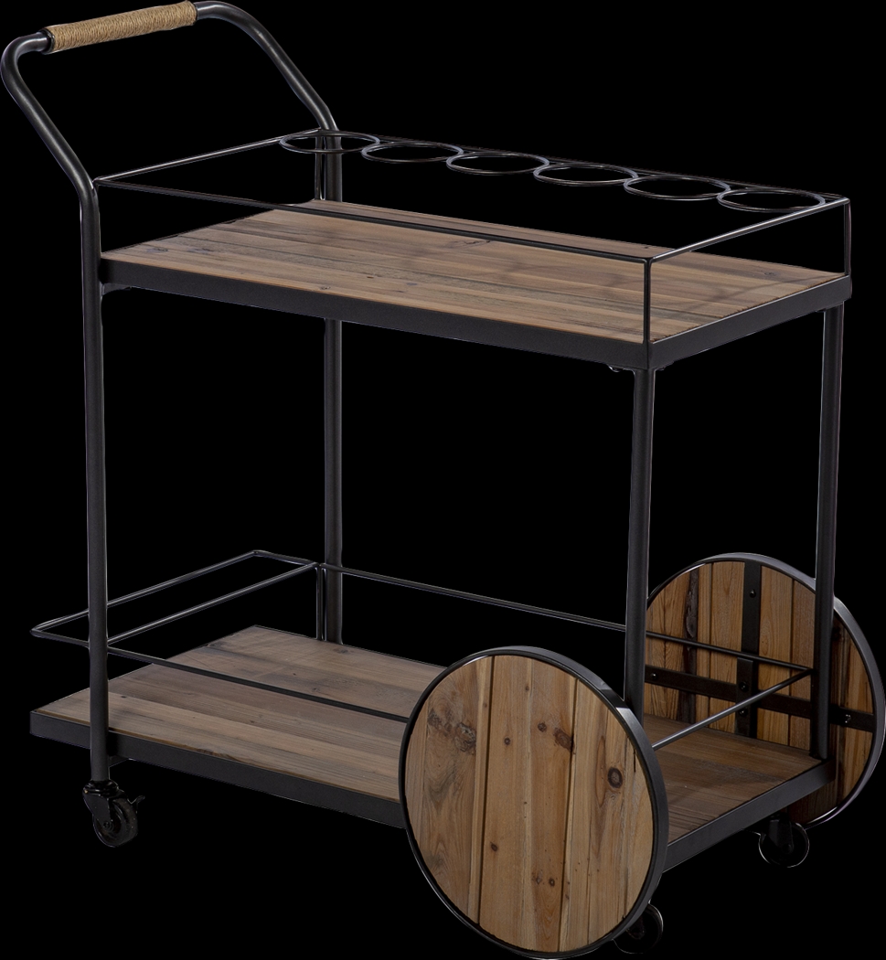 Craddock Natural Barcart - Thumbnail - Image 1