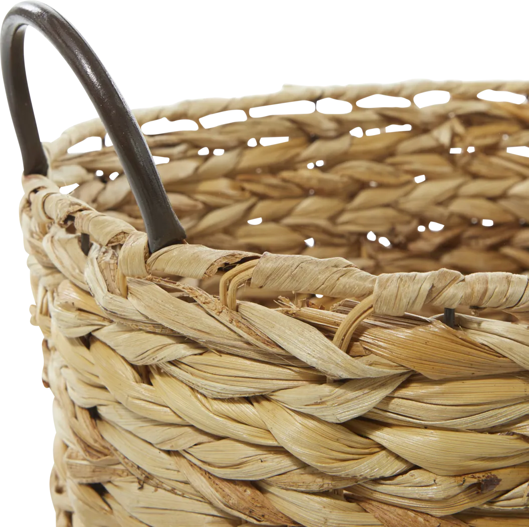 Crag Brown Basket, Set of 3 - Thumbnail - Image 4