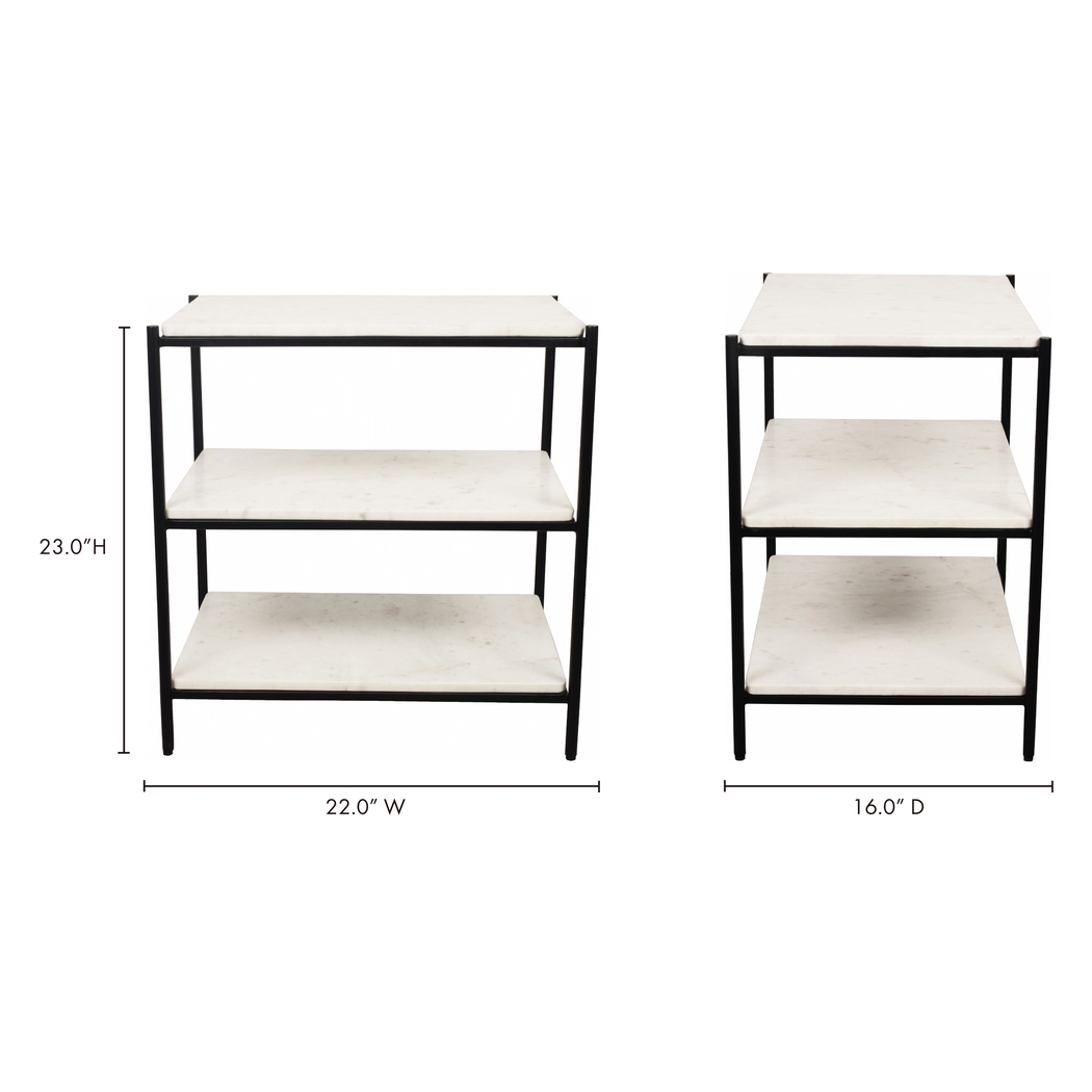 Cragmont White Nightstand - Thumbnail - Image 5