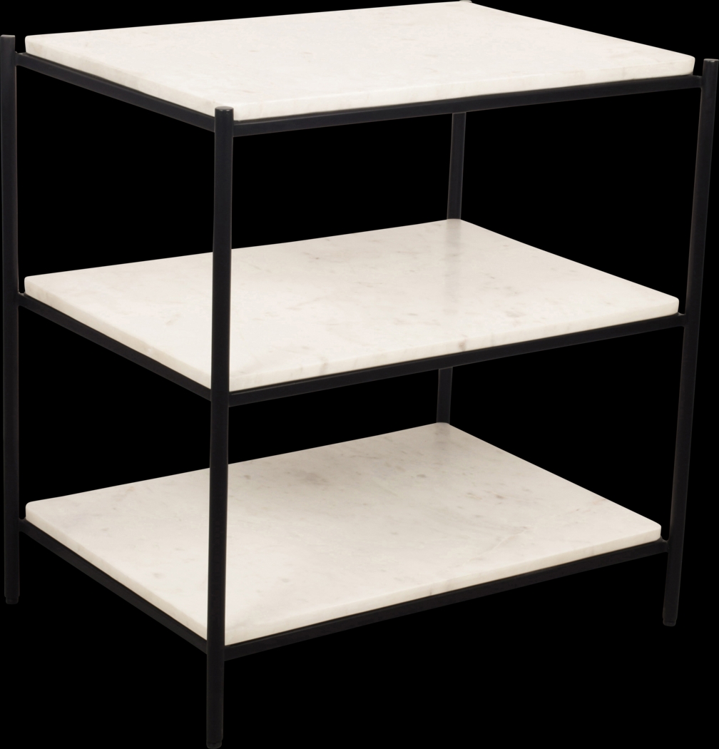 Cragmont White Nightstand - Thumbnail - Image 1