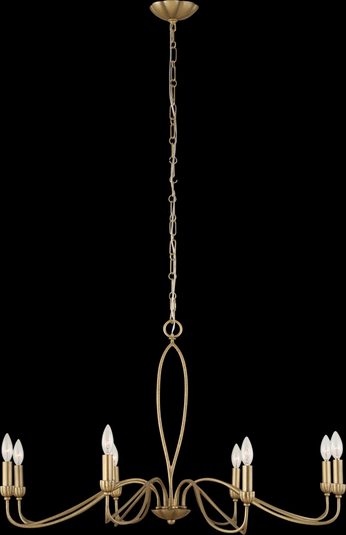 Craix Gold Chandelier - Thumbnail - Image 2