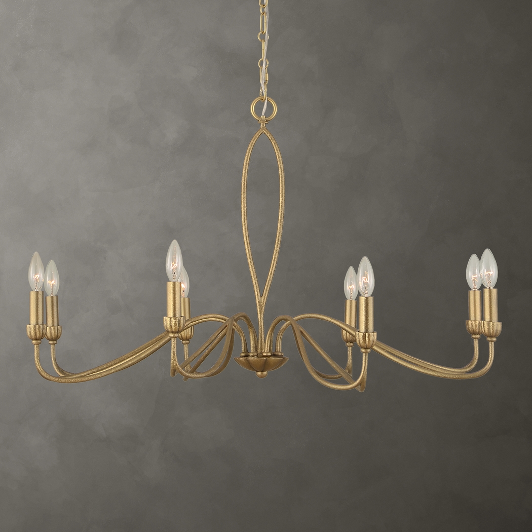 Craix Gold Chandelier - Thumbnail - Image 5