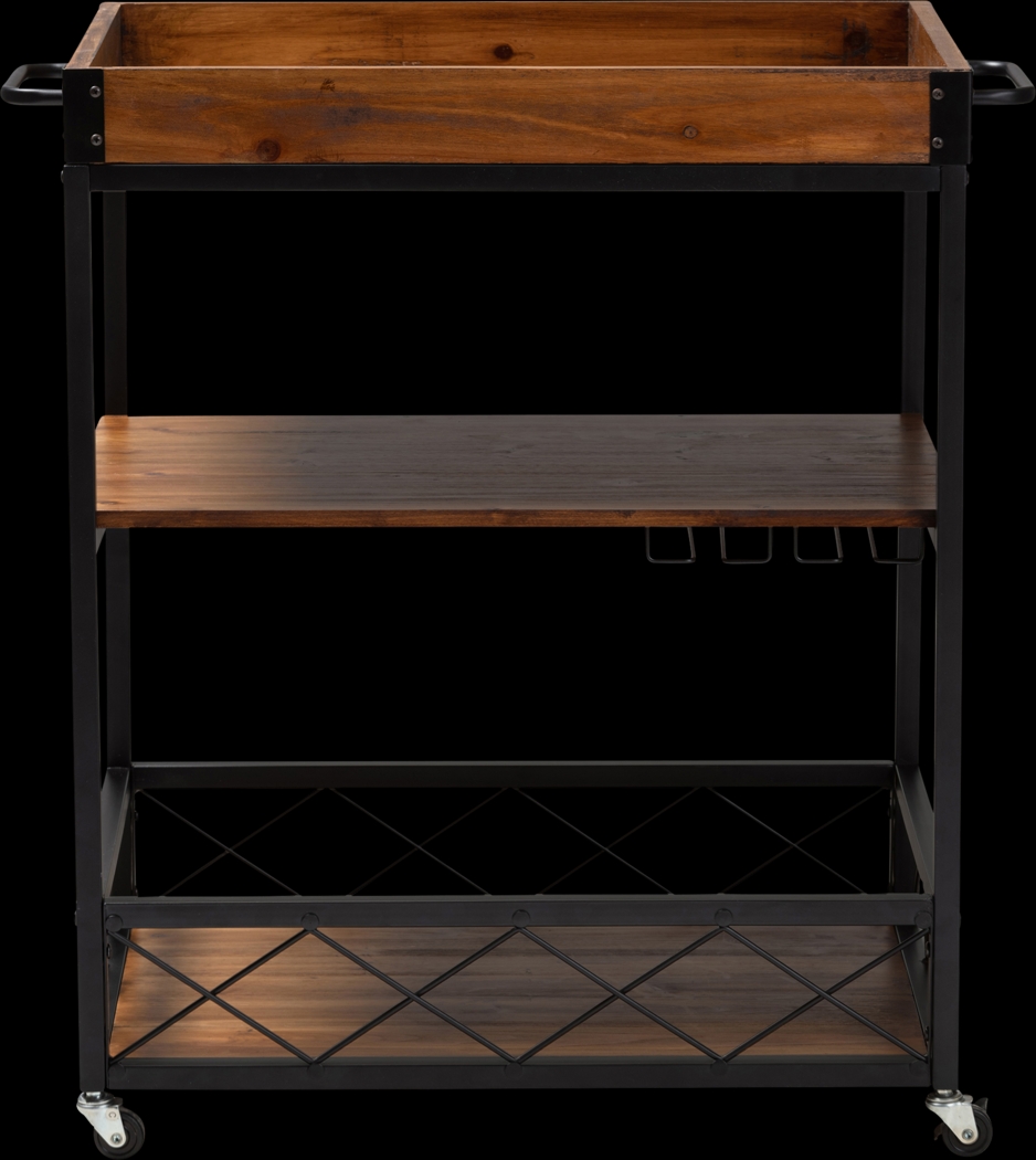 Cranbrook Oak Bar Cart - Thumbnail - Image 4