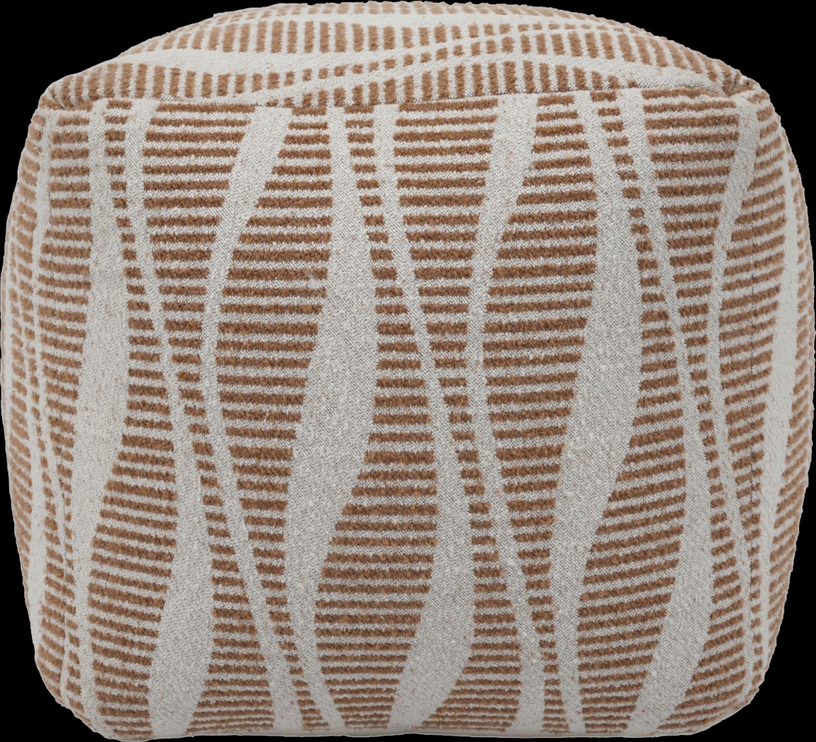 Cranburne Beige Ottoman - Thumbnail - Image 1