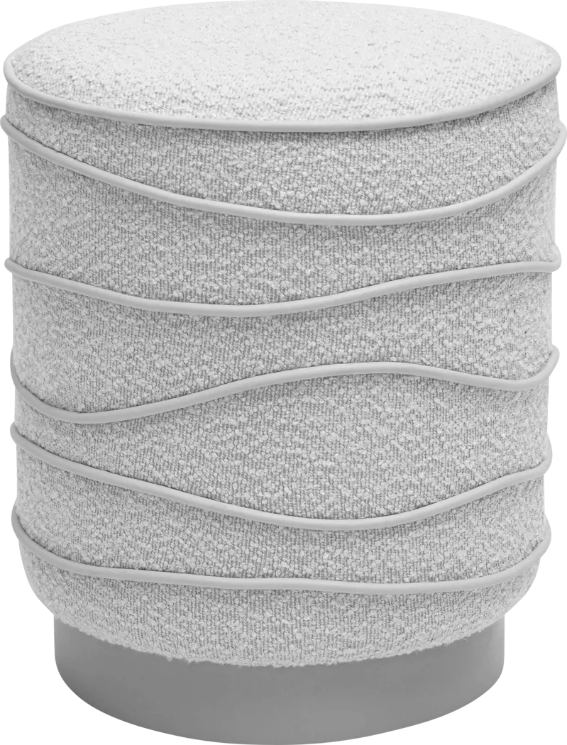 Cranefield Gray Ottoman - Thumbnail - Image 1