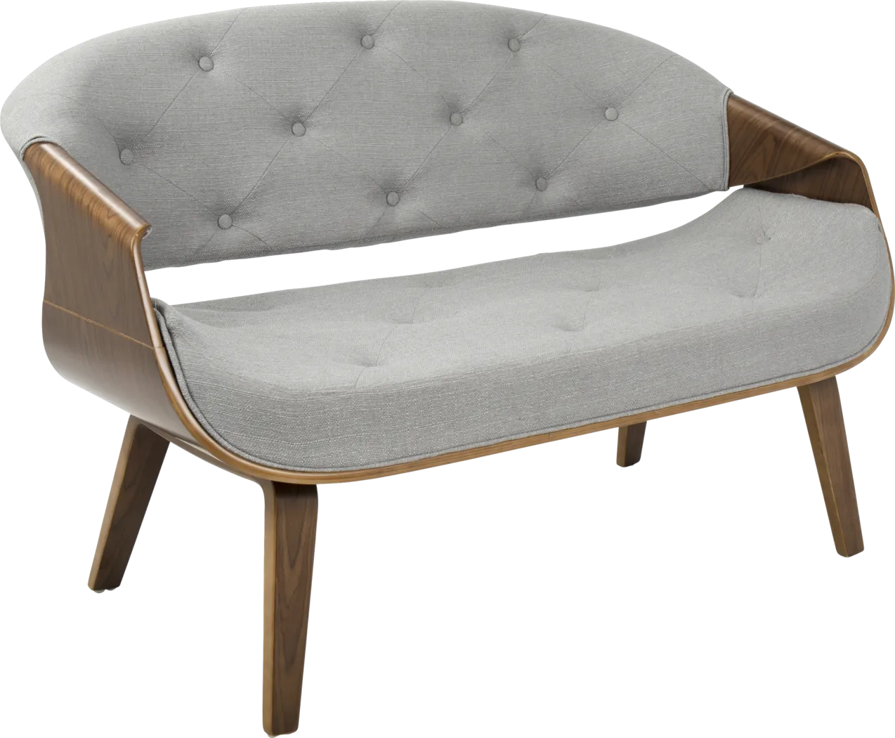 Cranleigh Gray Settee - Thumbnail - Image 1