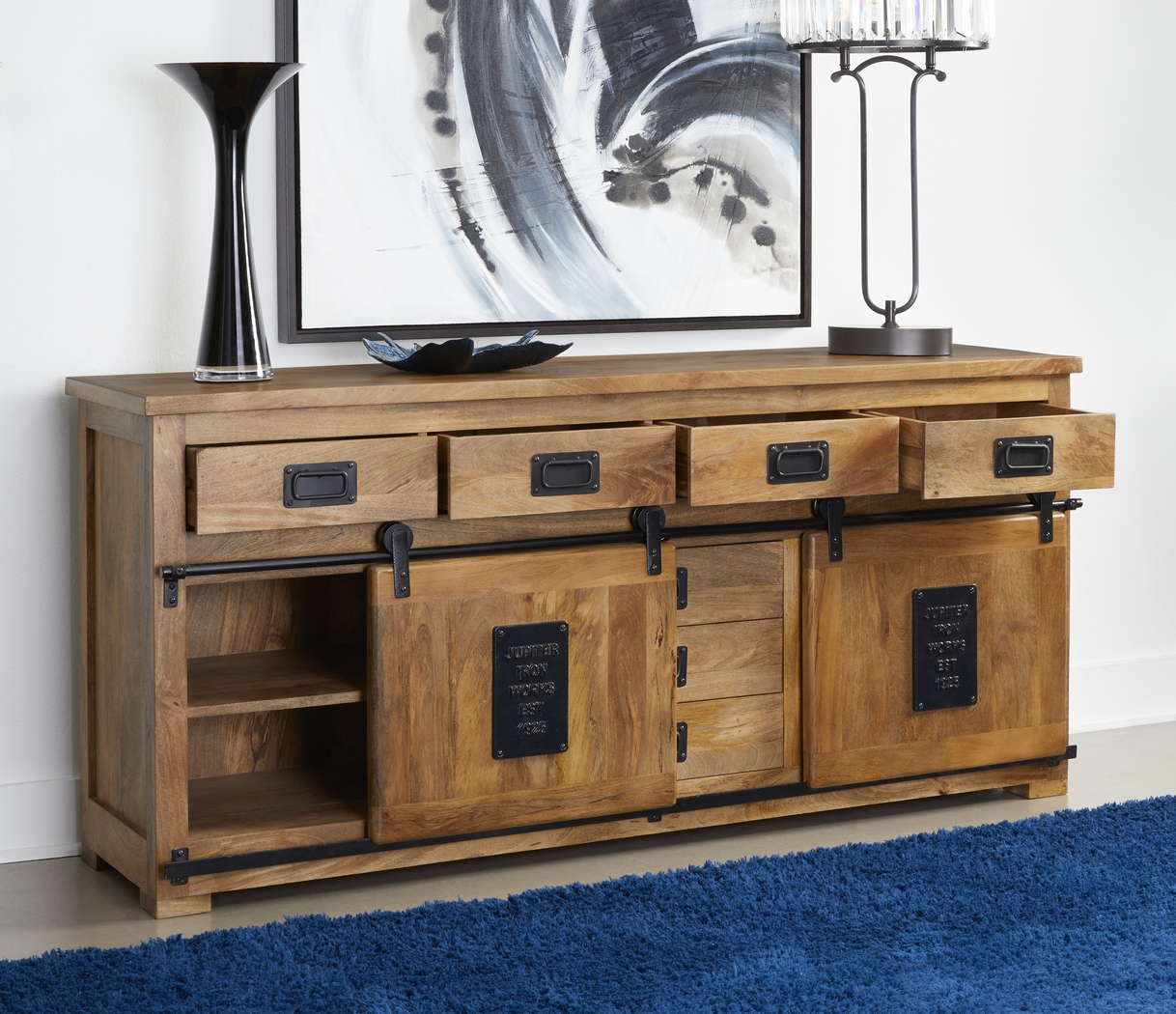 Cranman Natural Credenza - Thumbnail - Image 3