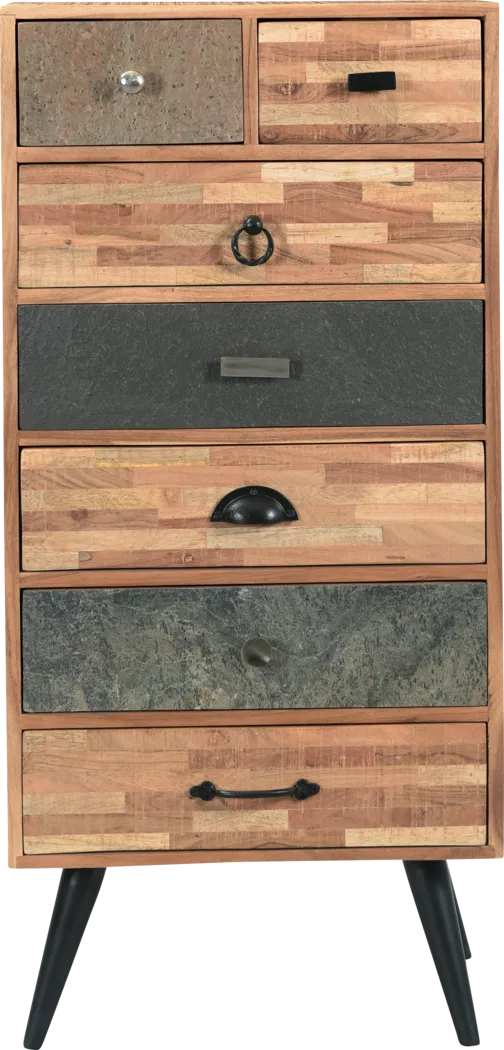 Cranmore Brown Tall Accent Cabinet - Thumbnail - Image 4