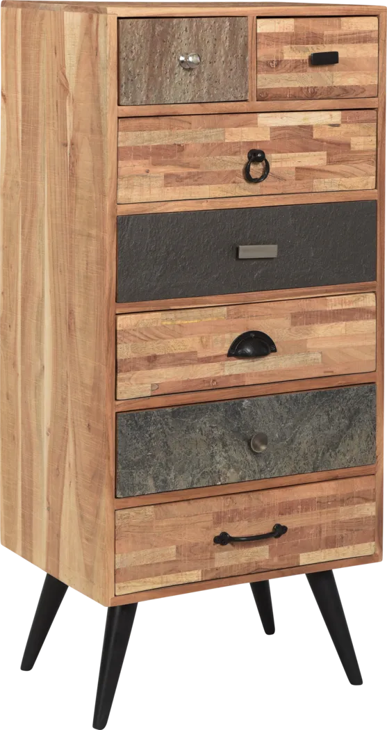 Cranmore Brown Tall Accent Cabinet - Thumbnail - Image 1