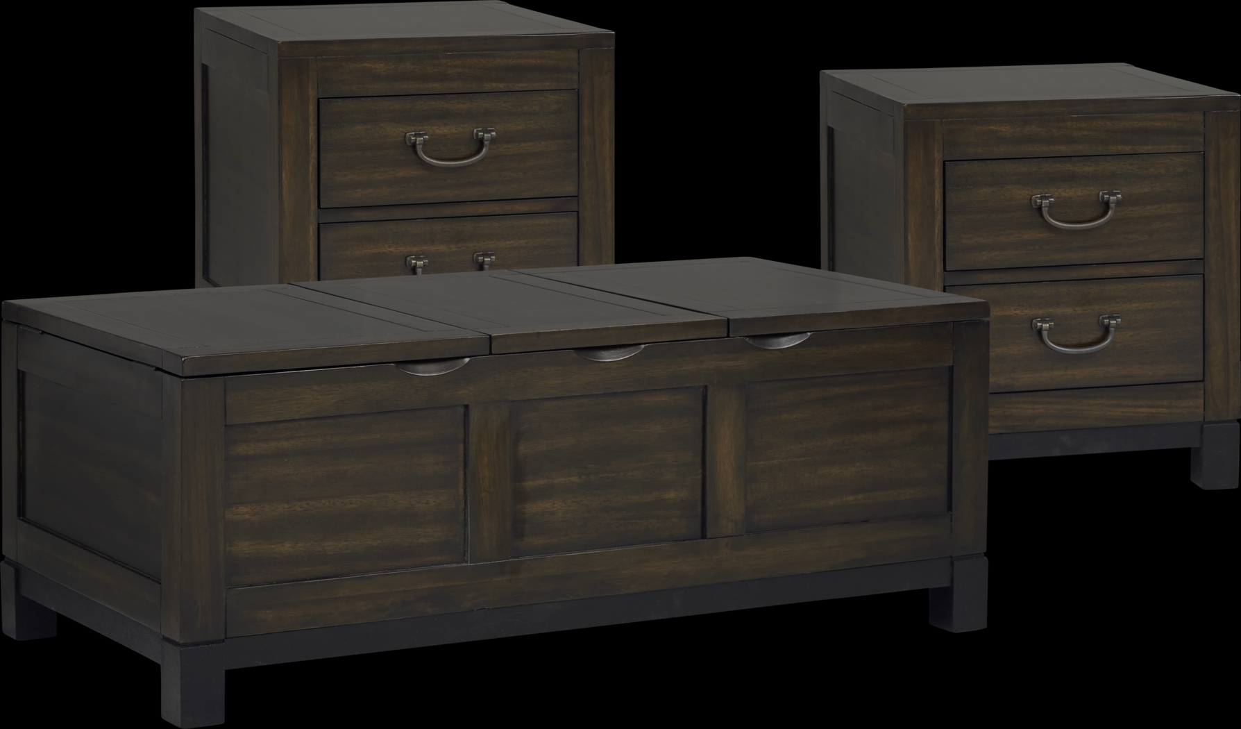 Cranwell Walnut 3 Pc Table Set - Thumbnail - Image 1