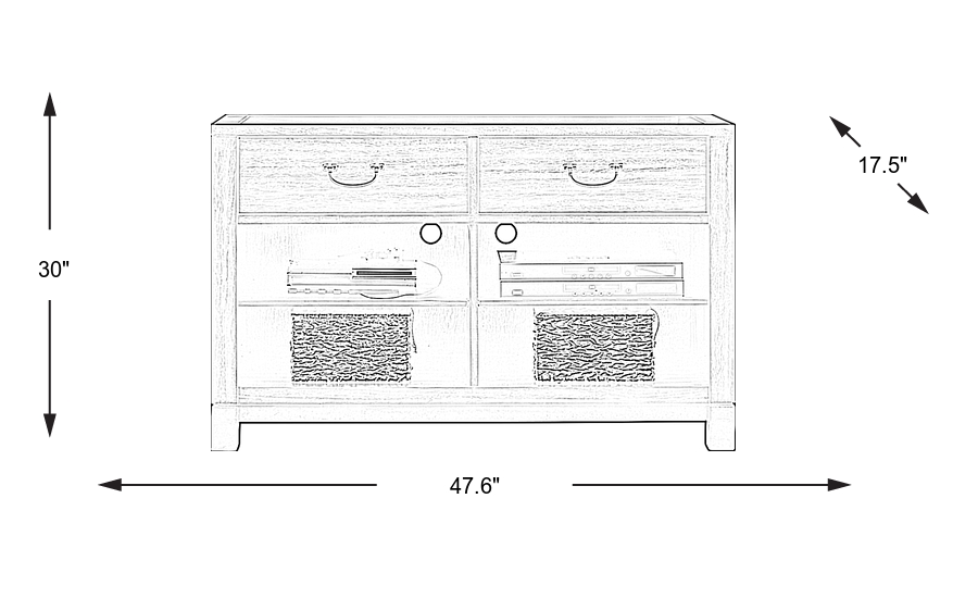 Dimension Image. Please refer to the Dimension Tab on this page for dimension details.