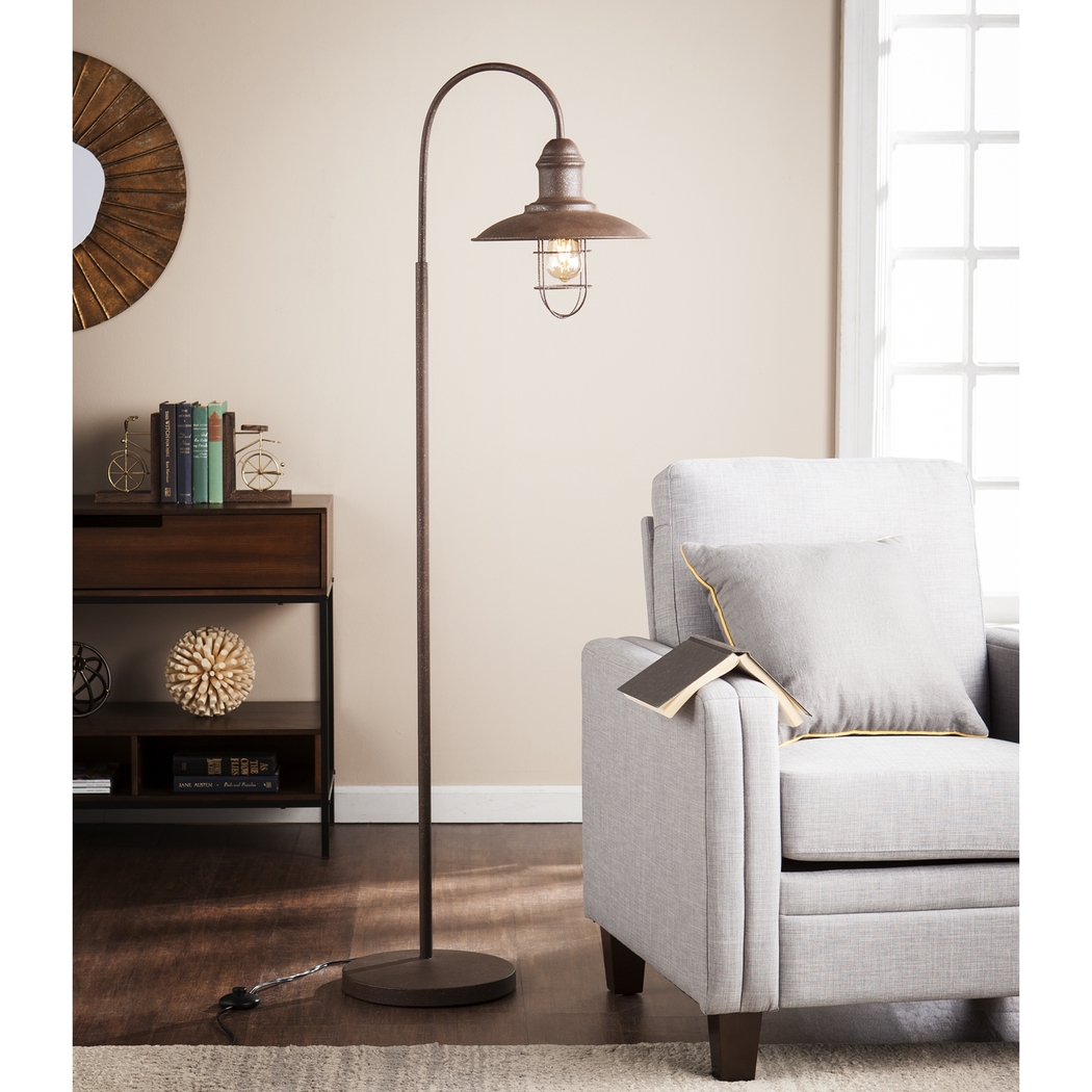 Crayford Brown Floor Lamp - Thumbnail - Image 5