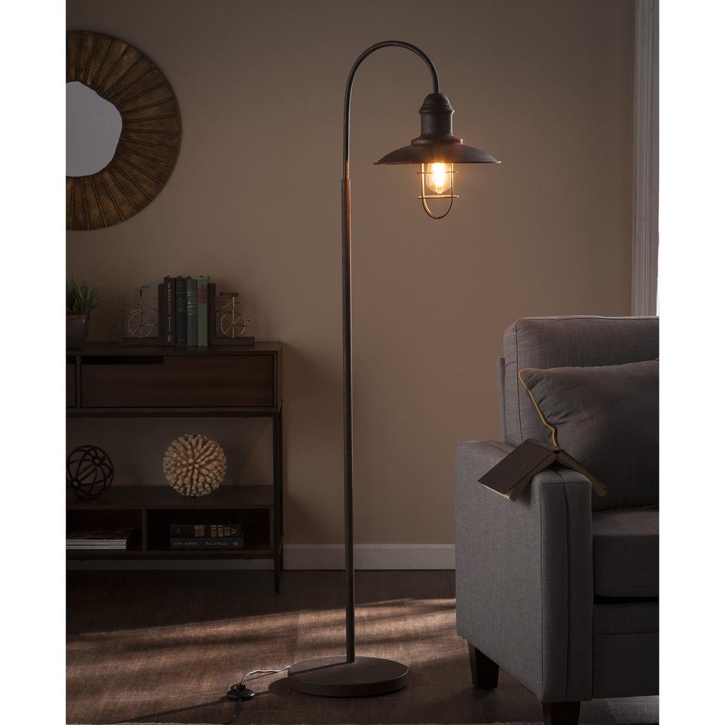 Crayford Brown Floor Lamp - Thumbnail - Image 6