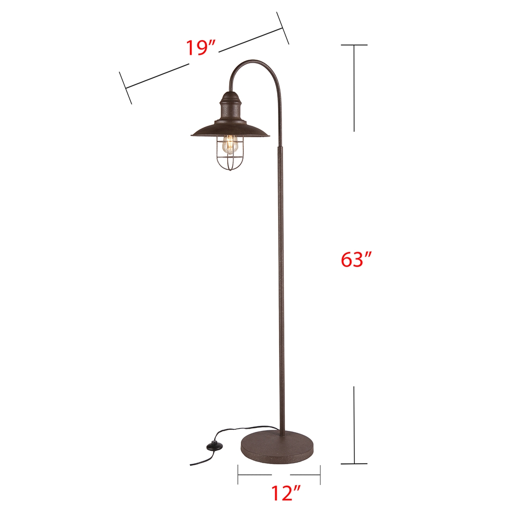 Crayford Brown Floor Lamp - Thumbnail - Image 7