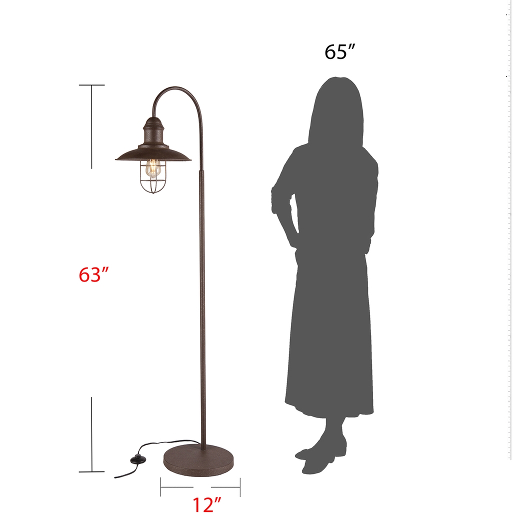 Crayford Brown Floor Lamp - Thumbnail - Image 8