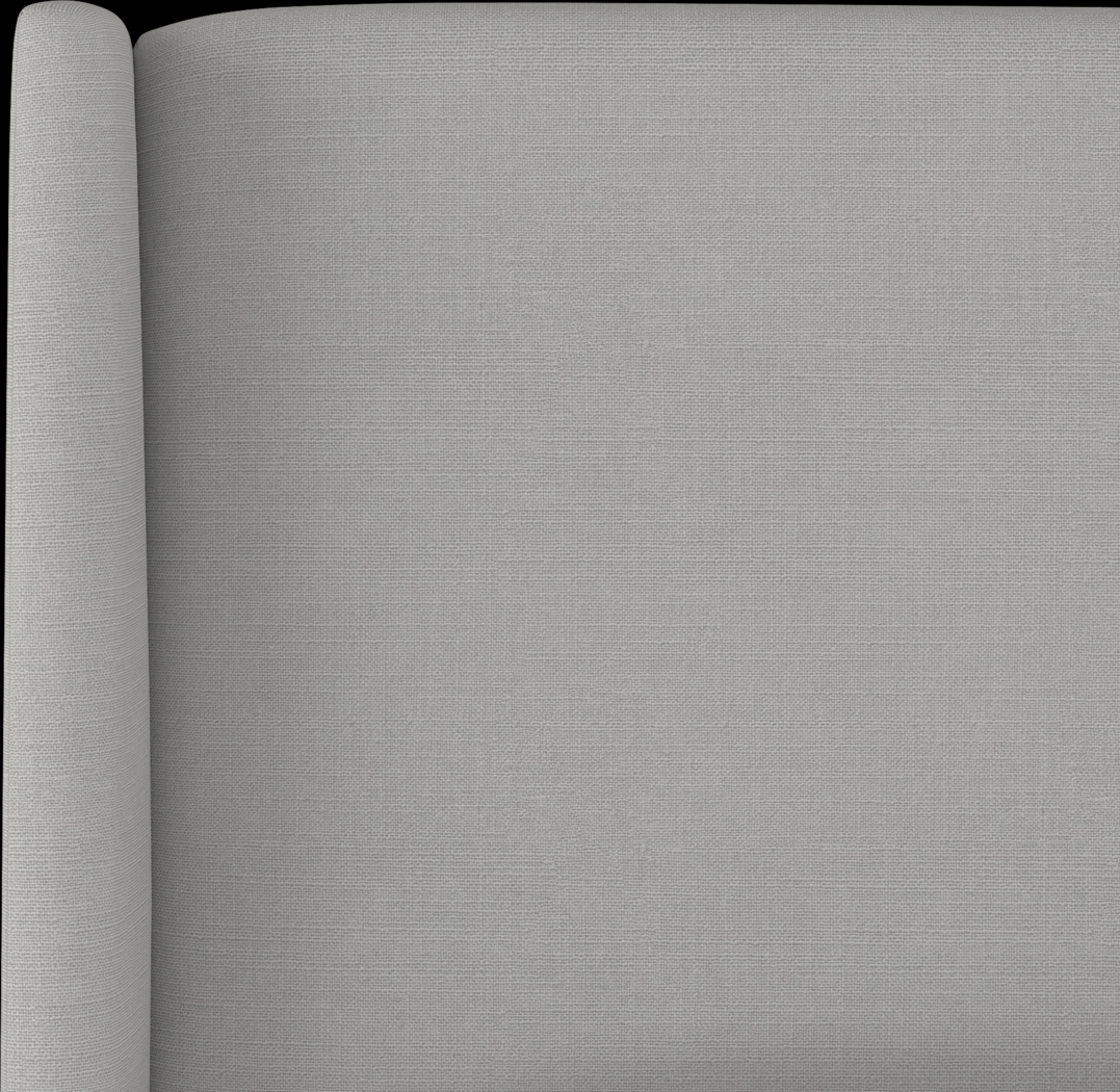 Kids Creamy Hues Gray Full Upholstered Bed - Thumbnail - Image 4