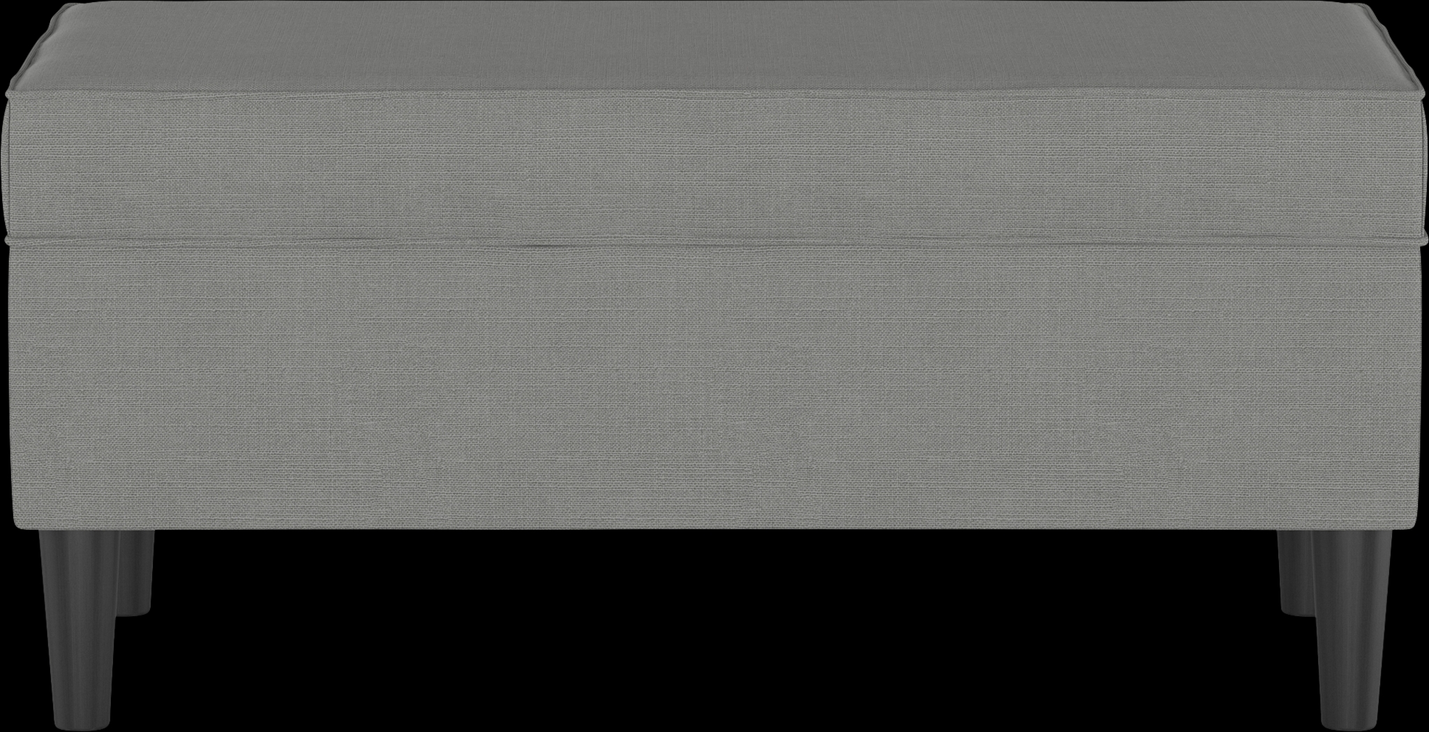 Creamy Hues Gray Storage Bench - Thumbnail - Image 2