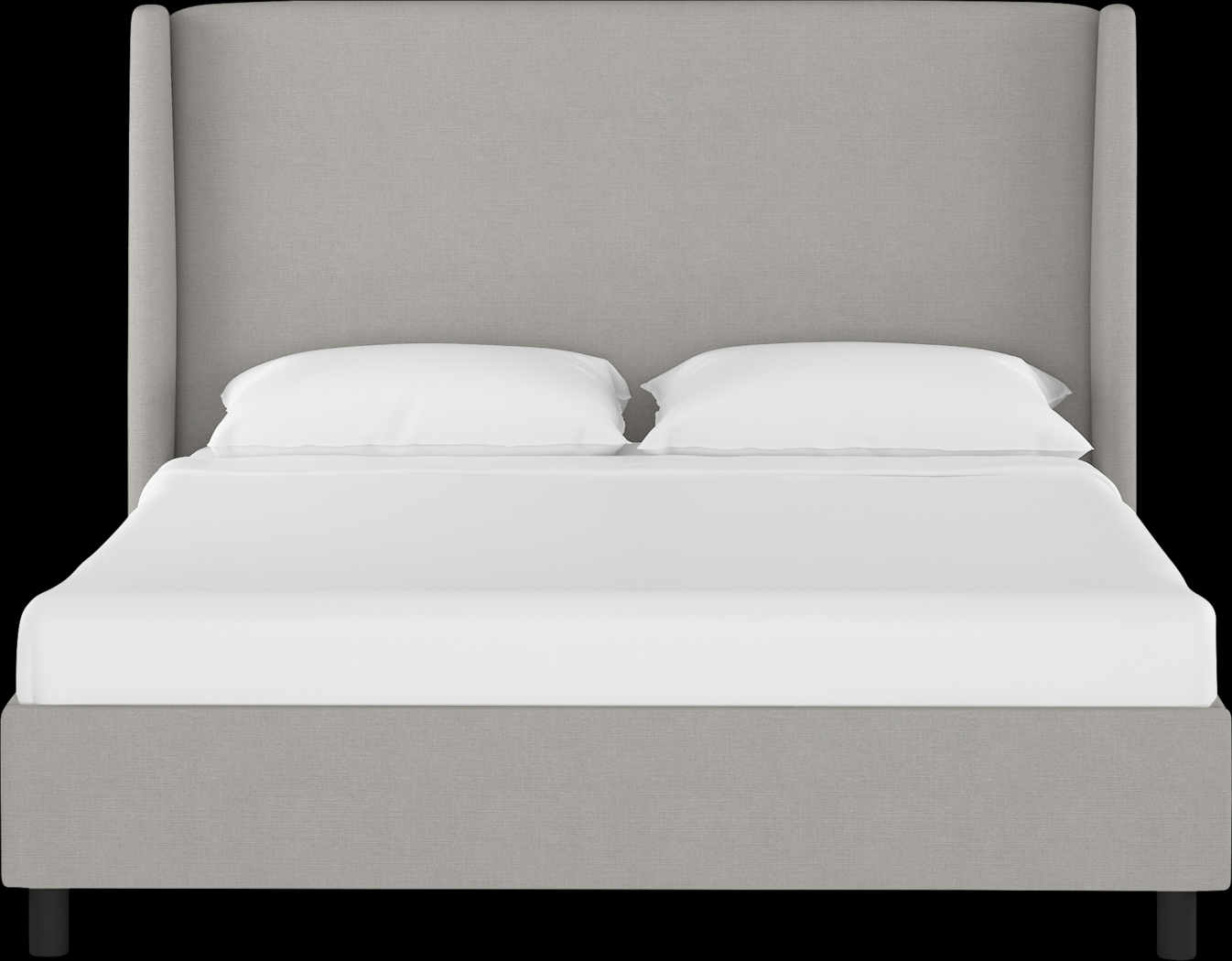 Kids Creamy Hues Gray Twin Upholstered Bed - Thumbnail - Image 2