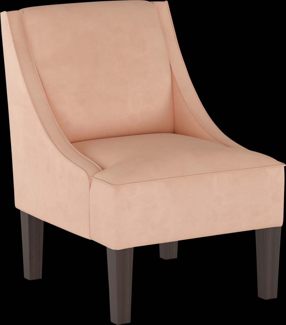 Creamy Hues Pink Accent Chair - Thumbnail - Image 1