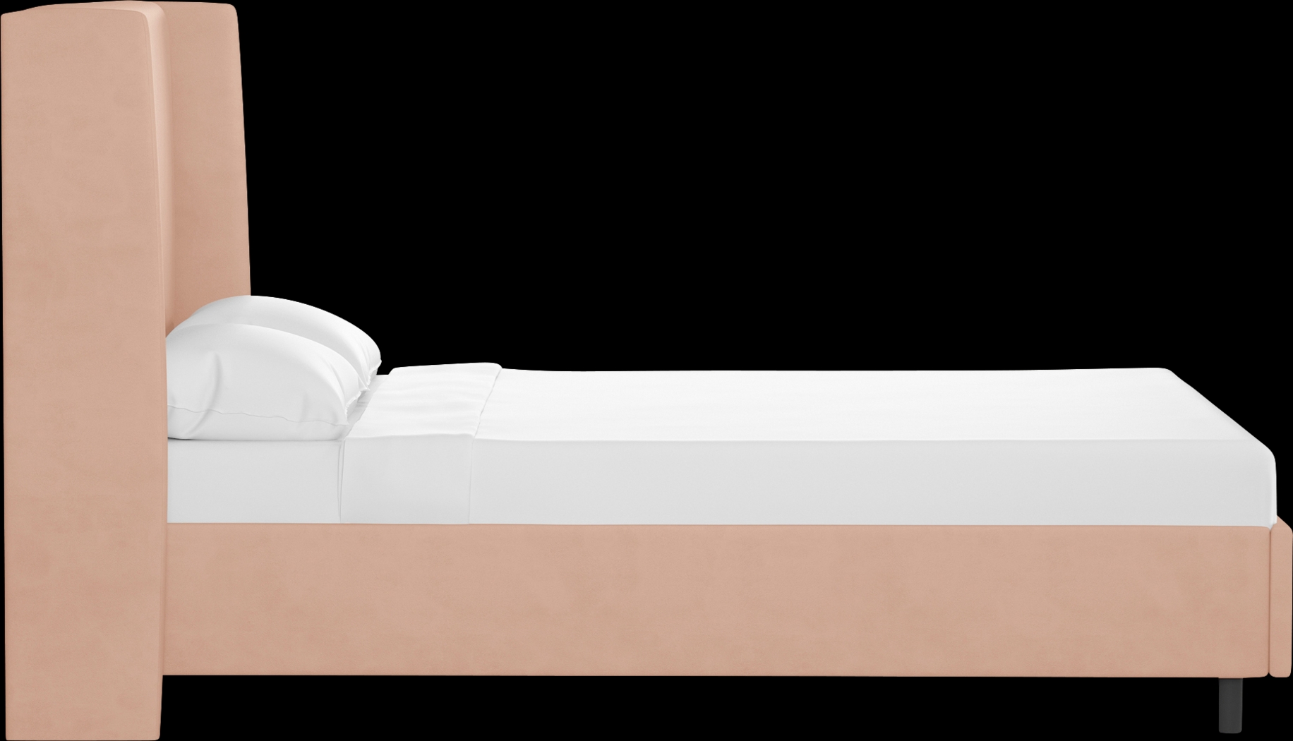 Kids Creamy Hues Pink Full Upholstered Bed - Thumbnail - Image 3