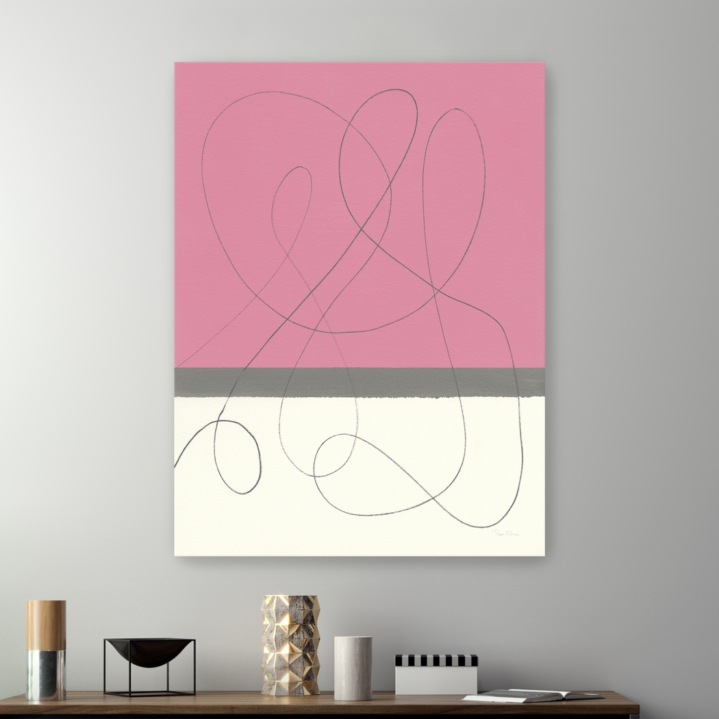 Creative Curves Pink Artwork - Thumbnail - Image 3