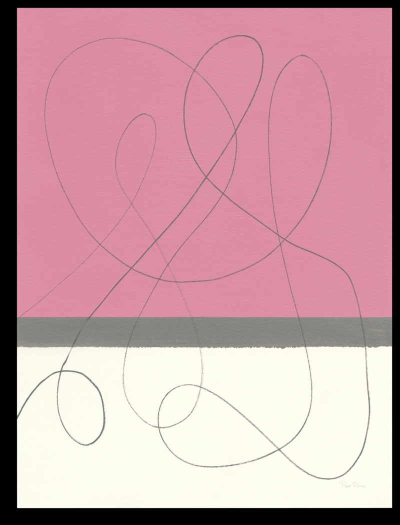 Creative Curves Pink Artwork - Thumbnail - Image 1