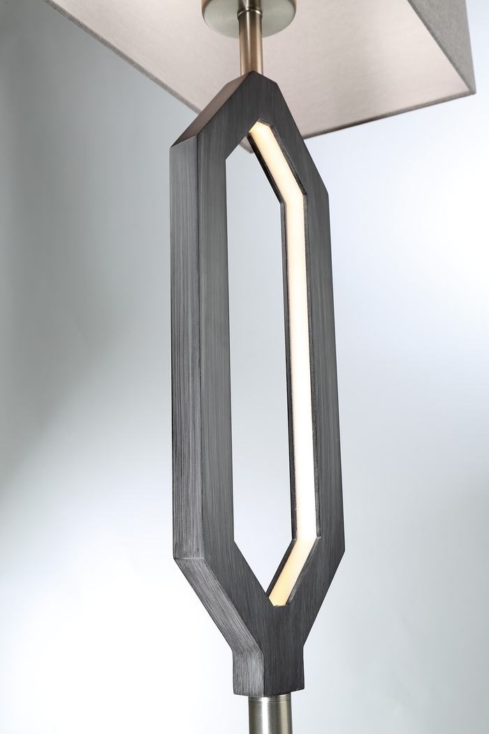 Creek Stone Gray Floor Lamp - Thumbnail - Image 2