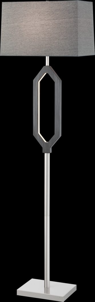 Creek Stone Gray Floor Lamp - Thumbnail - Image 1