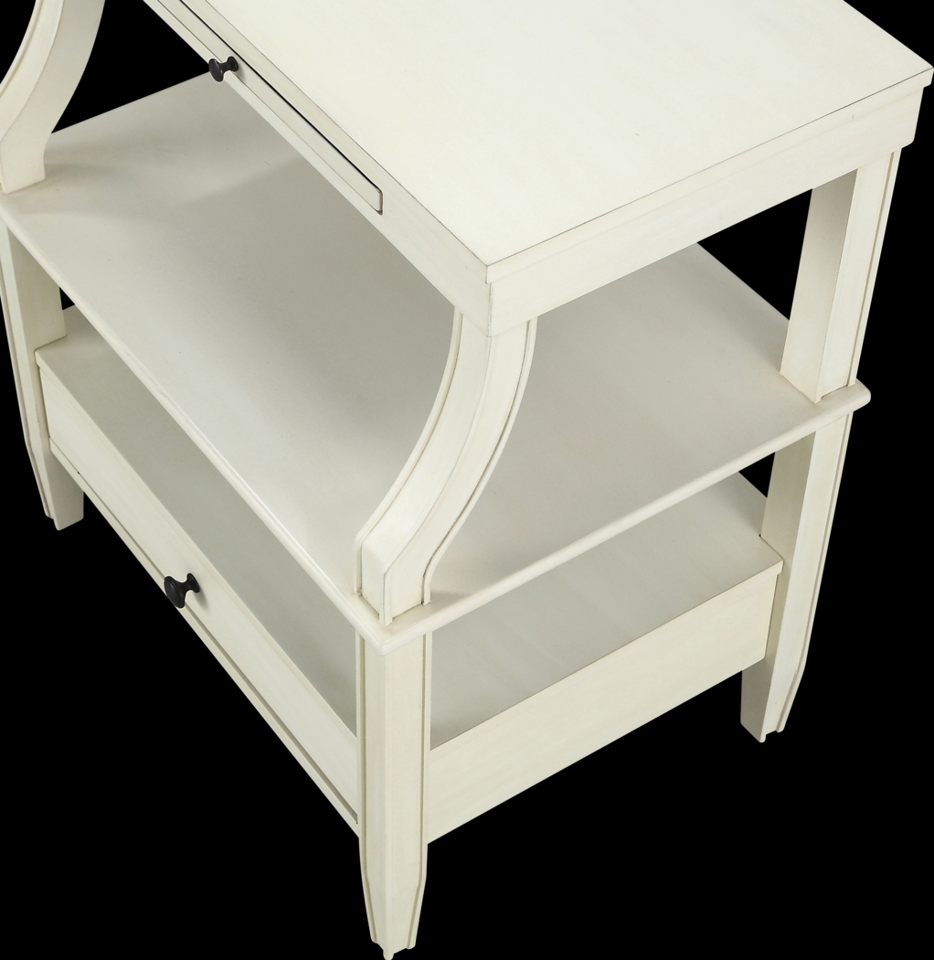 Creekglen White End Table - Thumbnail - Image 4