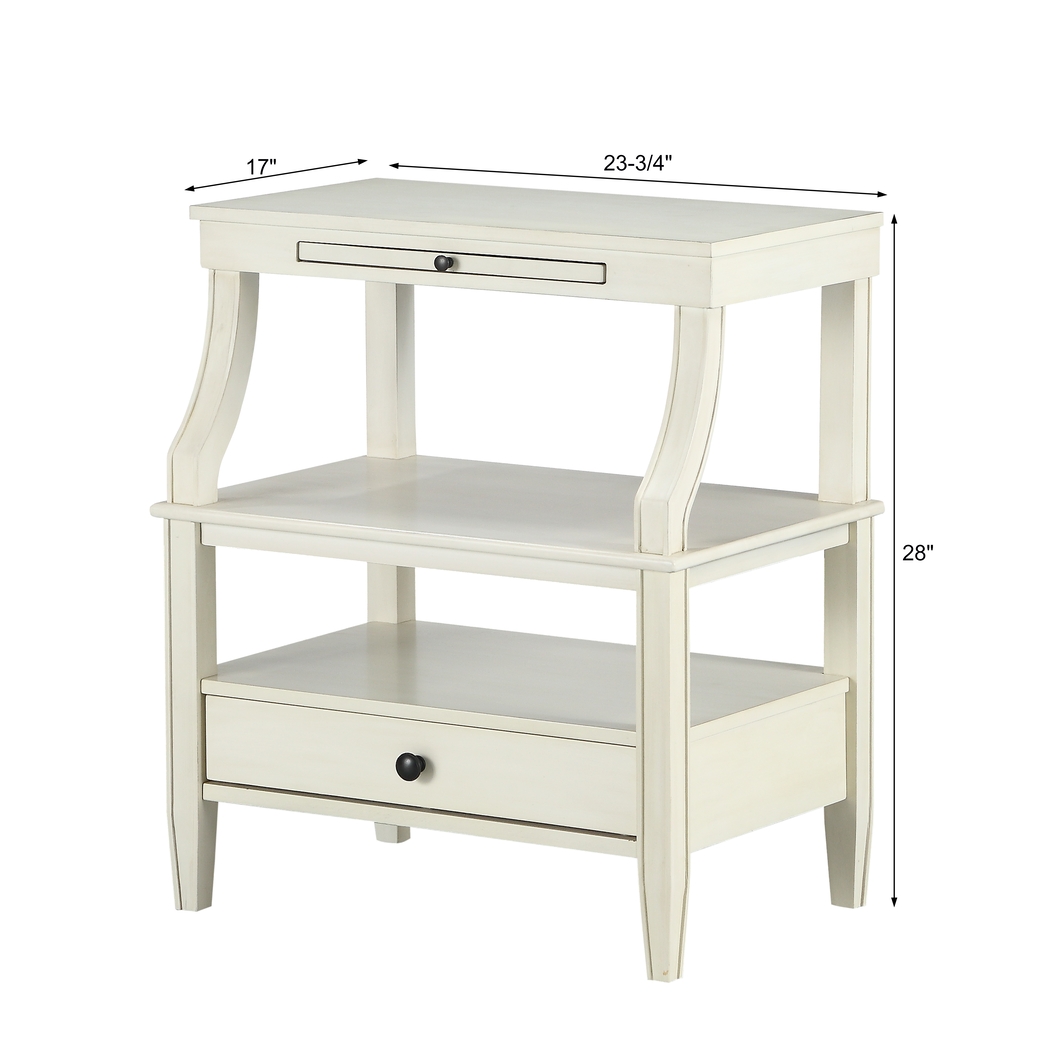 Creekglen White End Table - Thumbnail - Image 10